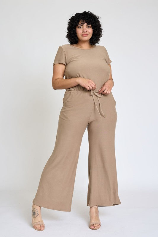 Short Sleeve Jumpsuit